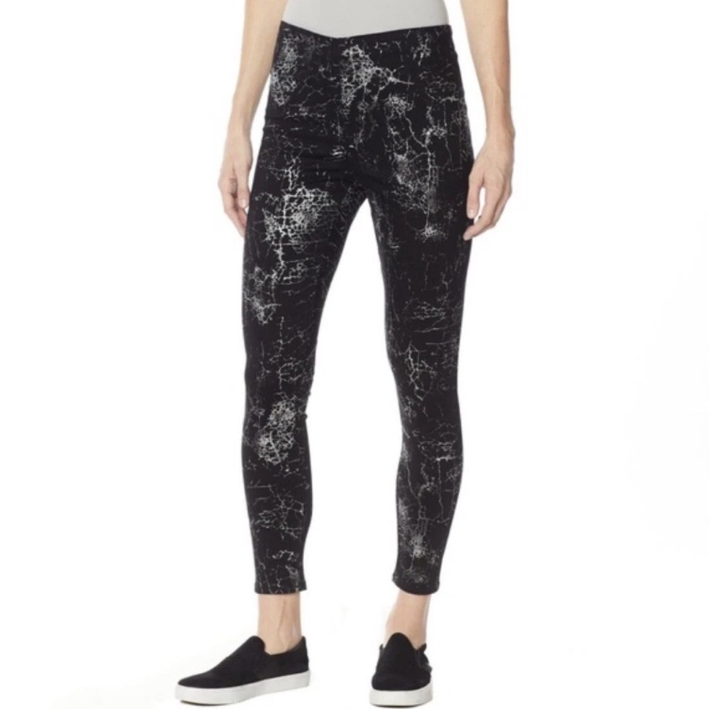 Skinnygirl Black and White Patterned Leggings